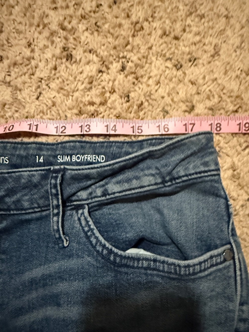Calvin Klein Jeans Women's Medium Blue Boyfriend Jeans - Picture 5 of 7